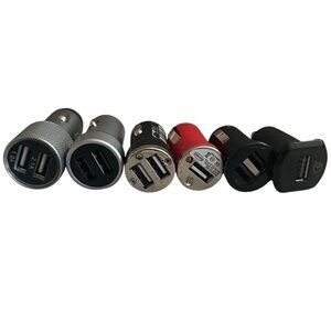 Car UBS Charger Port Assorted Lot of 6